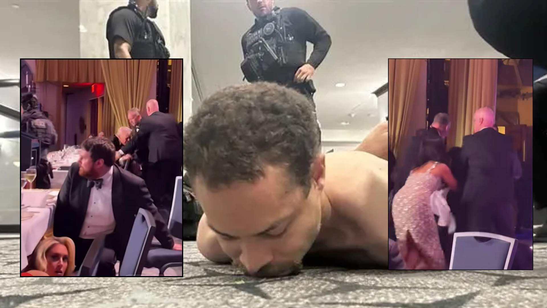 रात्रिभोजमा गोली चलाउने व्यक्ति पक्राउ, ट्रम्प सुरक्षित